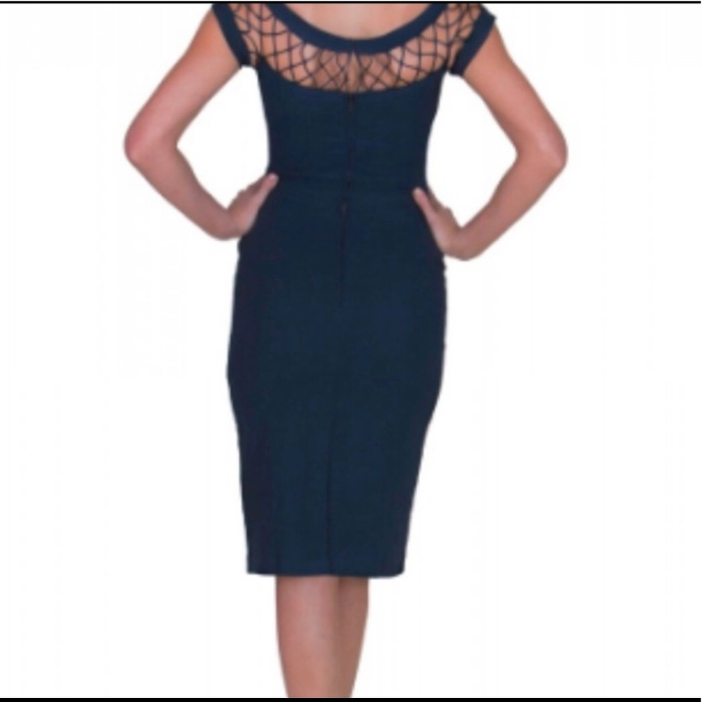 Tatyana Navy Blue Dress